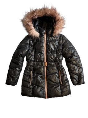 MICHAEL Michael Kors Pink and Black Fleece Jacket